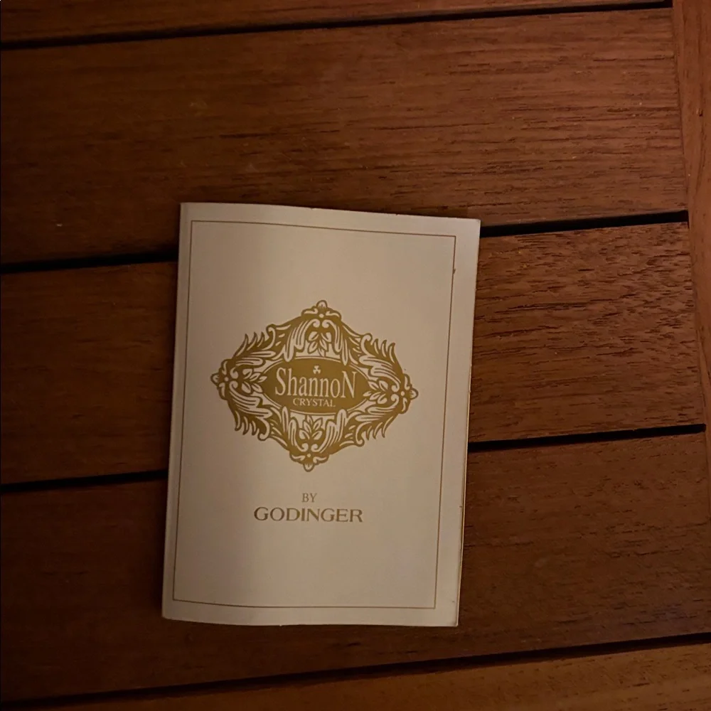 Godinger Shannon Lead Crystal Long Stem Rose - Picture 5 of 7